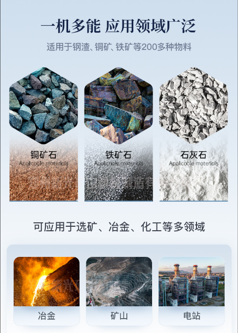 球磨機應用范圍 礦石球磨機